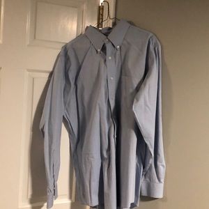 Brooks brothers blue Oxford dress shirt